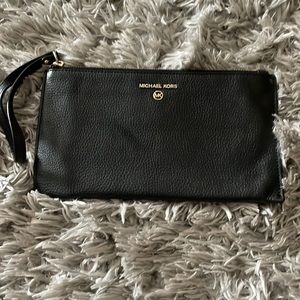 Black Michael Kors wristlet